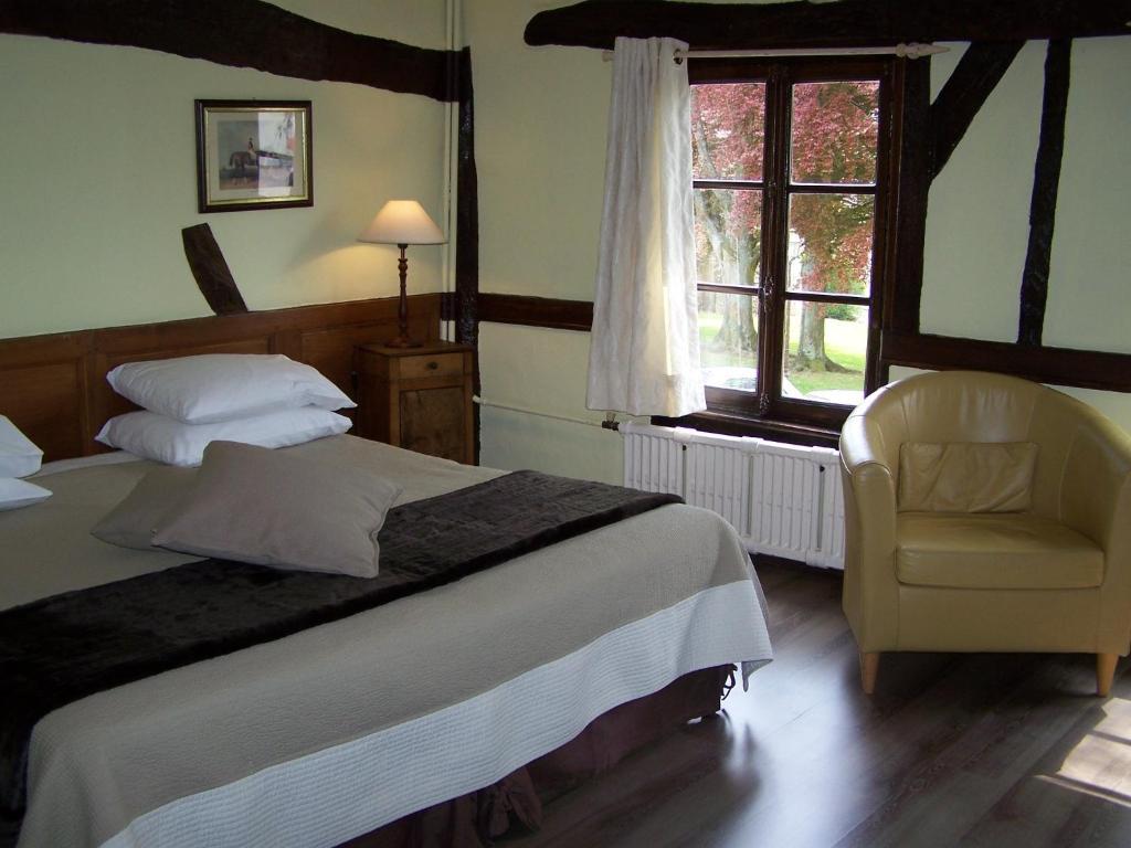 Auberge De L'Abbaye Le Bec-Hellouin Zimmer foto